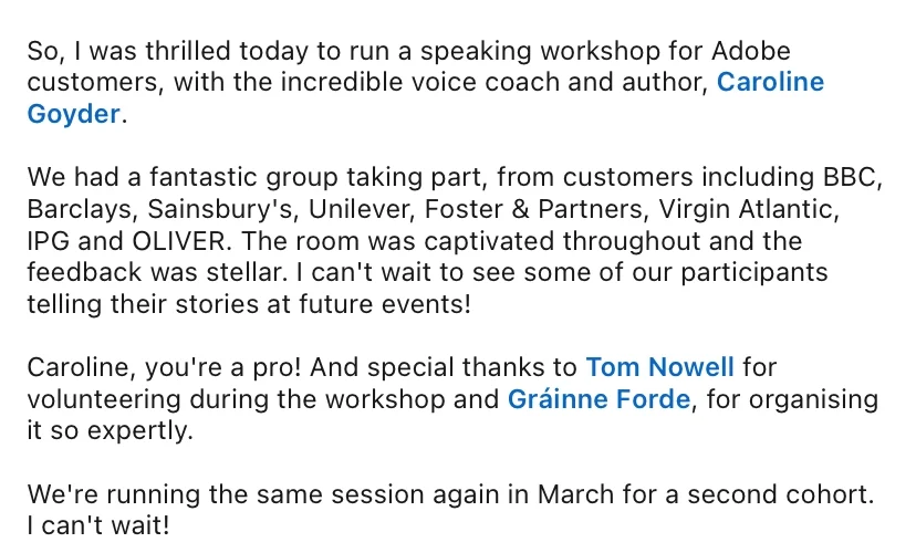 Nick Cornforth – Testimonial